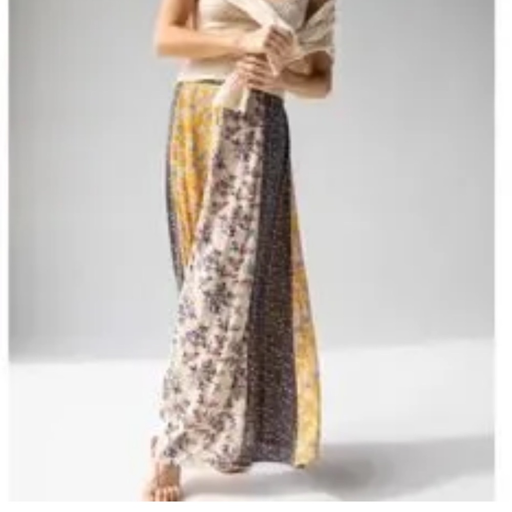 Natural Life Maxi Length Patchwork Panel Skirt Si… - image 6